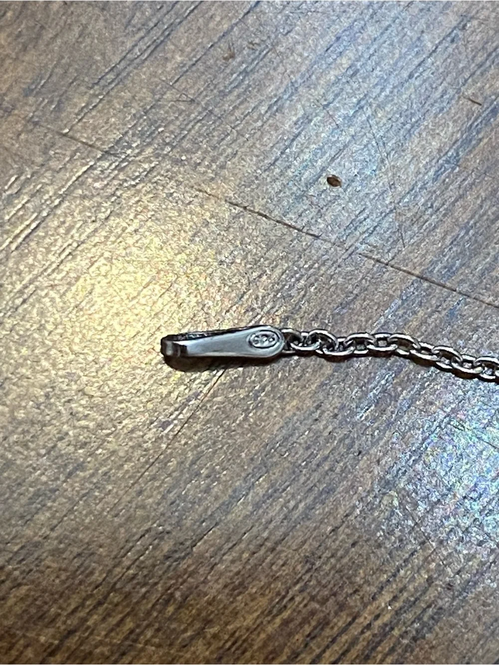 Choker Sized Sterling Silver Dainty Chain - Picture 4 of 4